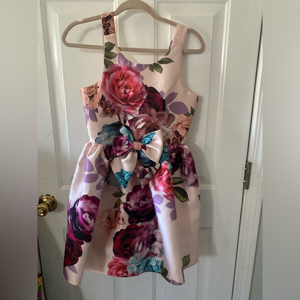 Pink & Violet Size 12 Girls Dress - Picture 3 of 7